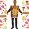 Oscar Mayer Weiner Pkg Adult Costume Relish in the Halloween Spirit